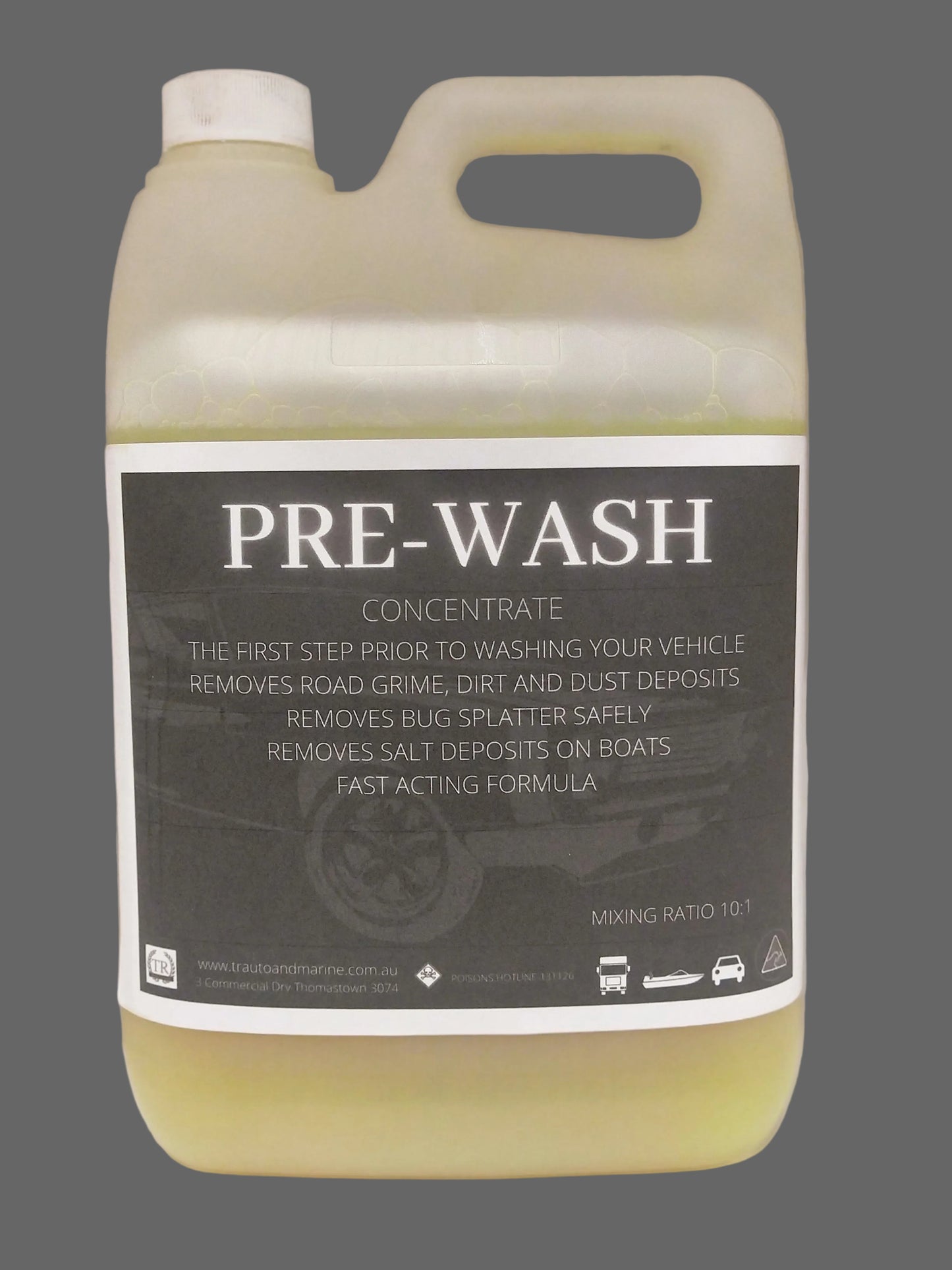 5ltrs PRE WASH CONCENTRATE