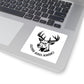 Guns and Ammo Deer Head Sticker — Hunting Rifle Decal