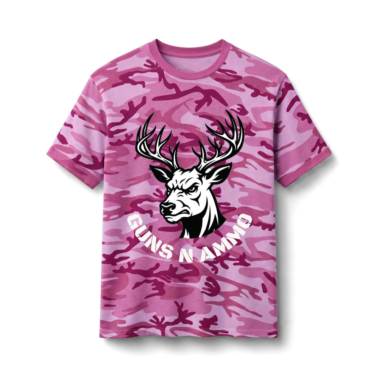 Angry Deer Cotton Camo Tee
