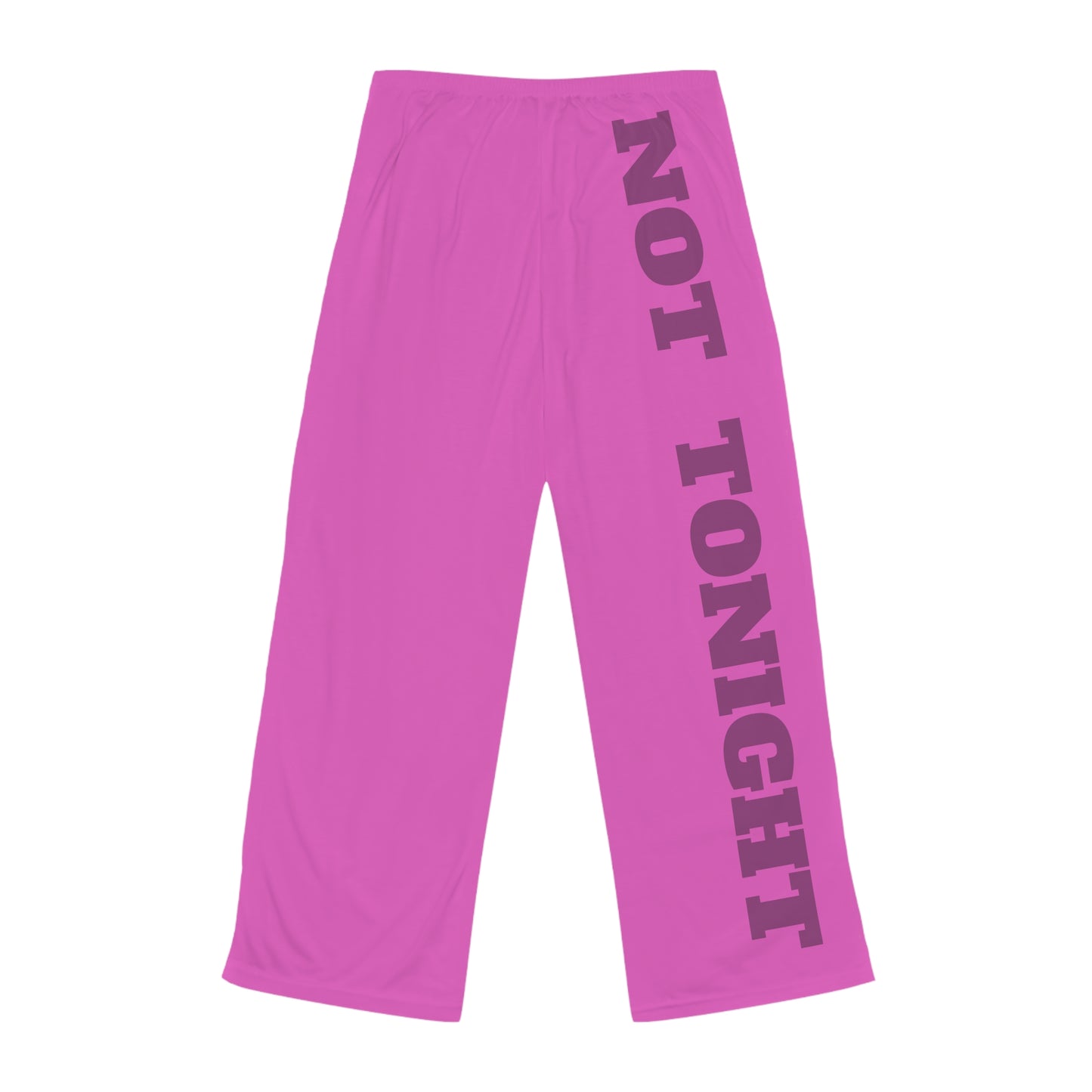 Pajama Pants - Pink "Not Tonight" Lounge Pajamas for Women