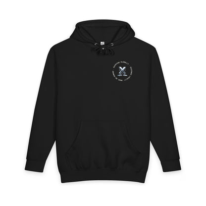 JDM Garage Photo Hoodie — Classic Car Workshop Pullover