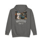 JDM Garage Photo Hoodie — Classic Car Workshop Pullover