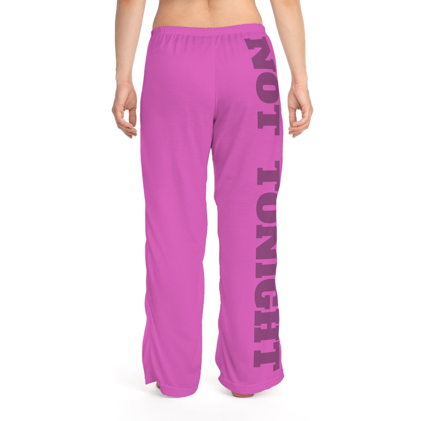 Pajama Pants - Pink "Not Tonight" Lounge Pajamas for Women