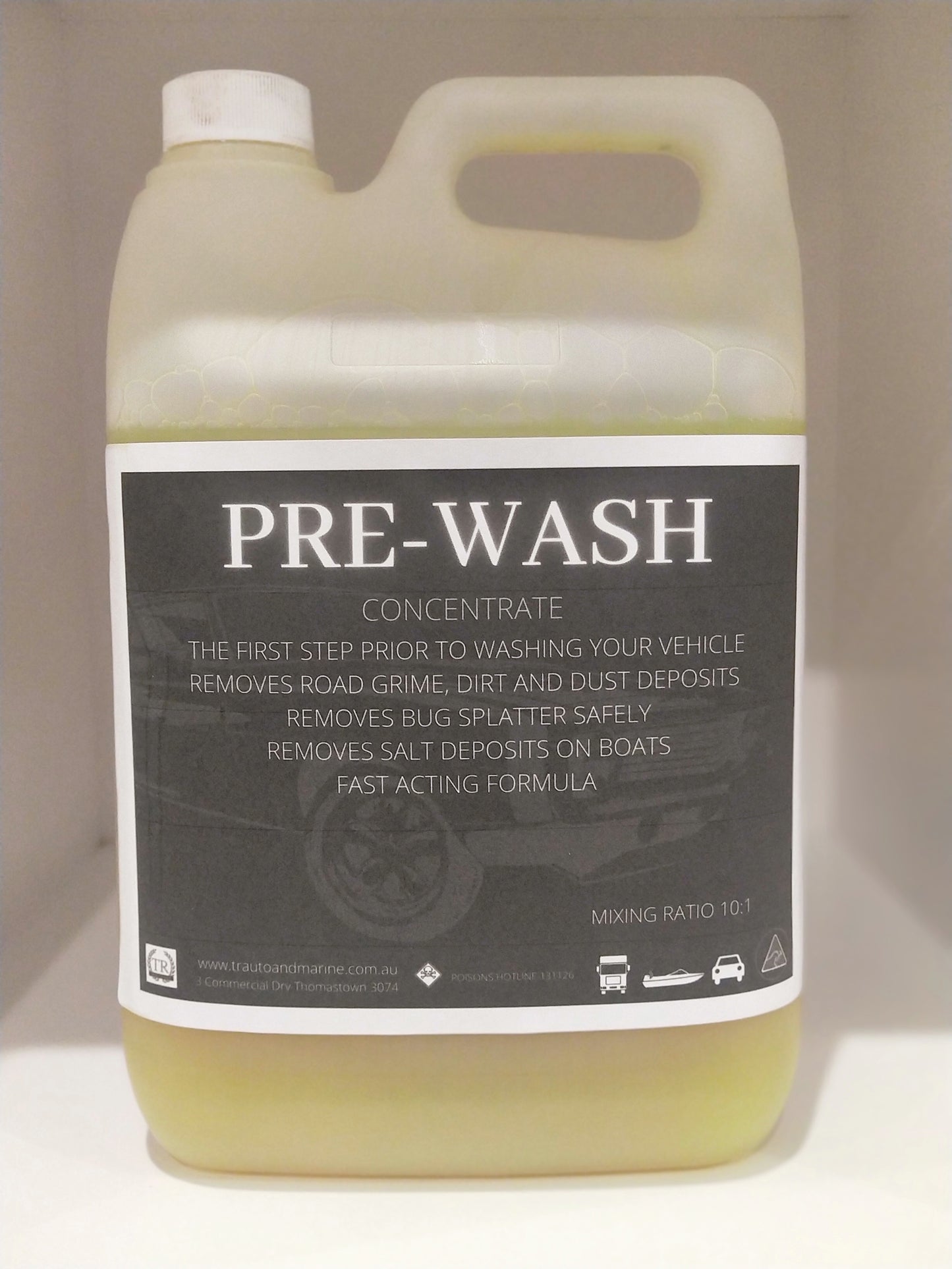 Car Wash Boat Wash Caravan Wash Truck Wash Salt Wash Pre Wash - Concentrate